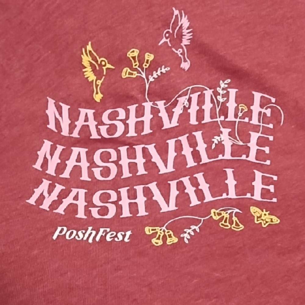Nashville 🐦 Poshfest 2024 SWAG🤍Tank Top & Set of 5 Pins! - Picture 3 of 11